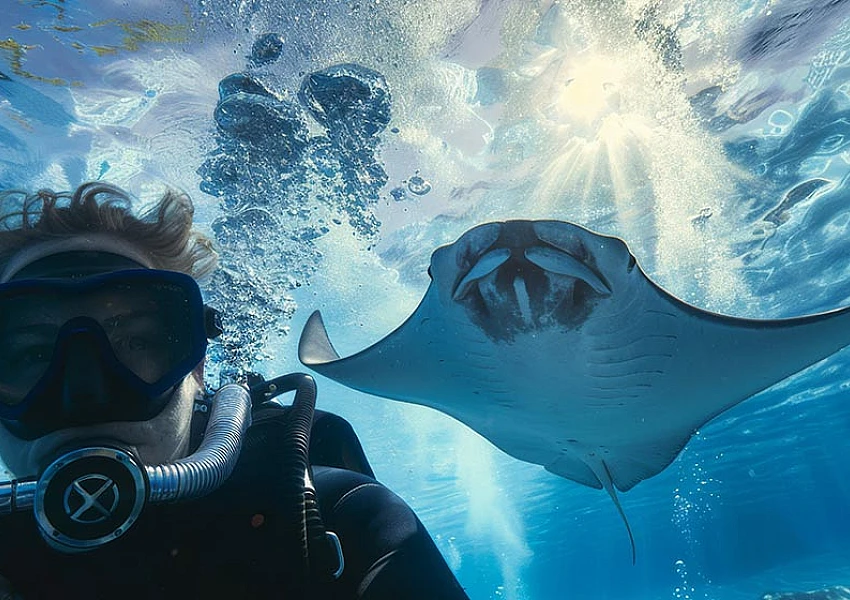 Mogán House Reef buceo y nadar con tubo